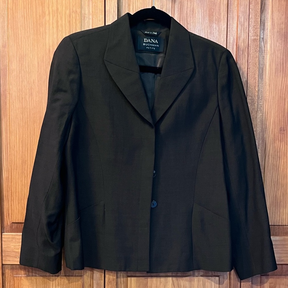 Dana Buchman brown blazer - Picture 3 of 11